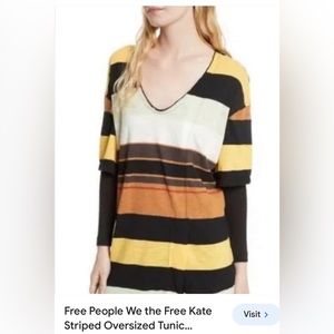 We the free oversized tunic size Large